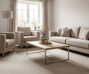 Clean Sofa in cozy living room